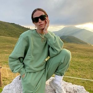 The Frankie Shop Vanessa Relaxed Padded Sweatshirt NWT